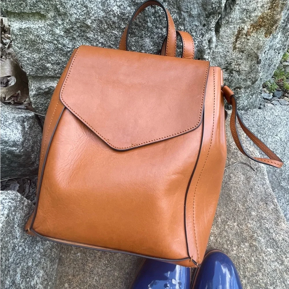 Loeffler Randall Leather Backpack - Picture 5 of 9